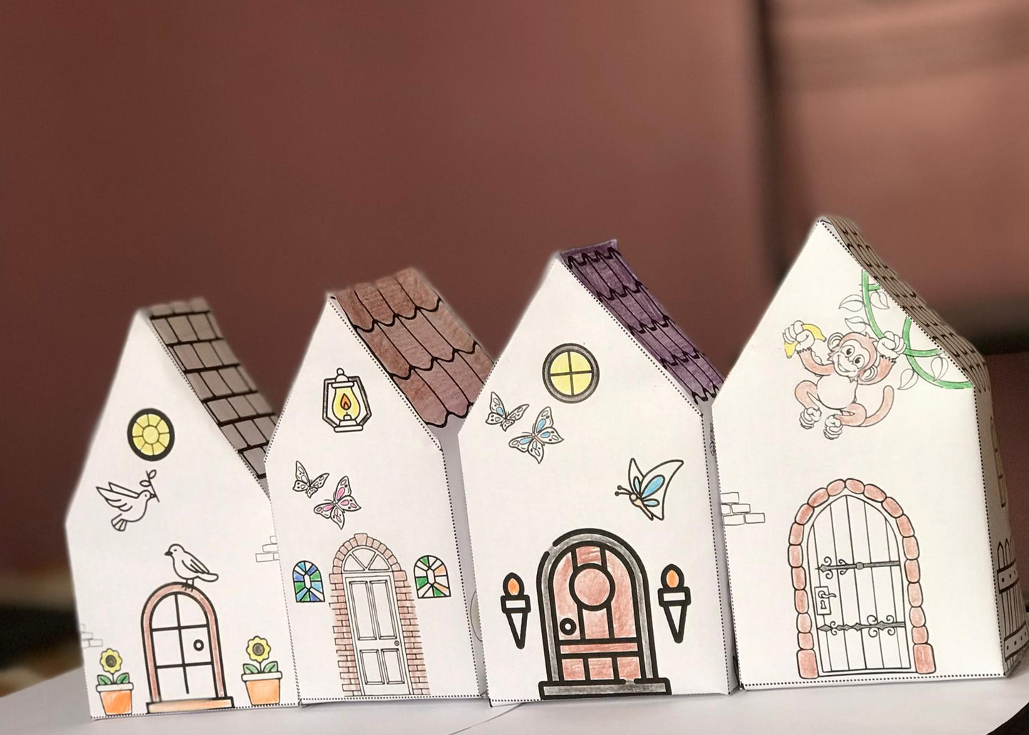 Happy House Printable Activity for Kids